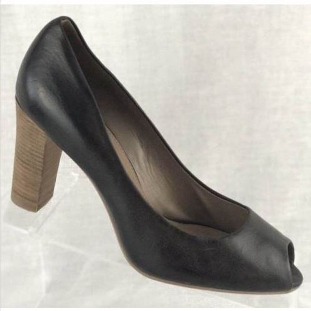 Ecco Peep Toe Classic Pump Heels US 8/8.5 EU 39